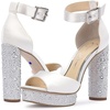 image:imageJessica Simpson womens Everyn Platform SandalWhite