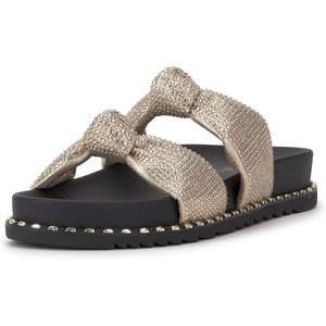 image:imageJessica Simpson Caralyna Studded Knot SandalsChampagne