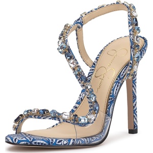 image:imageJessica Simpson Jaycin Embellished Heeled SandalsAtlantic Blue