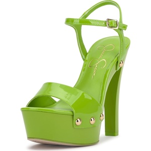 image:imageJessica Simpson Womens Calenta Studded Platform SandalLizard Green Patent