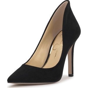 image:imageJessica Simpson Womens Cambredge Dress PumpLipstick7 M USBlack Supreme Microsuede