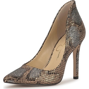 image:imageJessica Simpson Womens Cambredge Dress PumpLipstick7 M USBronze Saphira Snake Print