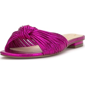 image:imageJessica Simpson Womens Dydra Knotted Flat SandalBright Pink