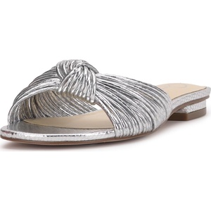 image:imageJessica Simpson Womens Dydra Knotted Flat SandalSilver