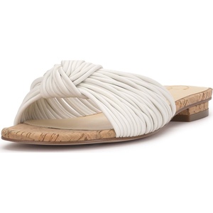 image:imageJessica Simpson Womens Dydra Knotted Flat SandalWhite