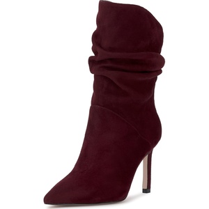 image:imageJessica Simpson Womens Elisti Scrunch High Heel BootieDark Cherry