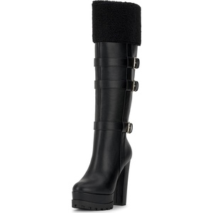 image:imageJessica Simpson Womens ImeraldBlack Faux Leather