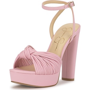 image:imageJessica Simpson Womens Immie Ankle Strap Platform SandalPink Sugar