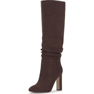 image:imageJessica Simpson Womens Minerva Knee High Slouch BootDark Truffle Stretch Supreme Microsuede