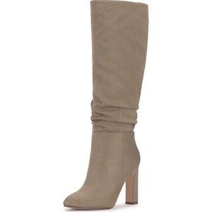 image:imageJessica Simpson Womens Minerva Knee High Slouch BootLight Grey Saddle Stretch Supreme Microsuede