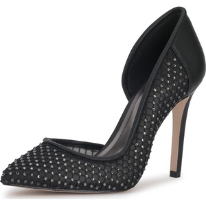 image:imageJessica Simpson Womens Prizma DOrsay PumpBlackBlack Fishnet