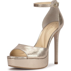 image:imageJessica Simpson Womens Sohilea Platform Peep Toe PumpChampagne