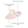 image:imageJessica Simpson Girls Comfy Slippers  Cute Faux Fur Slipon Shoes Memory Foam House SlipperPink