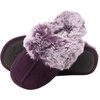 image:imageJessica Simpson Girls Comfy Slippers  Cute Faux Fur Slipon Shoes Memory Foam House SlipperPurple
