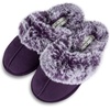 image:imageJessica Simpson Girls Comfy Slippers  Cute Faux Fur Slipon Shoes Memory Foam House SlipperPurple