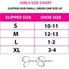 image:imageJessica Simpson Girls Comfy Slippers  Cute Faux Fur Slipon Shoes Memory Foam House SlipperRainbow