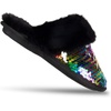 image:imageJessica Simpson Girls Comfy Slippers  Cute Faux Fur Slipon Shoes Memory Foam House SlipperRainbow
