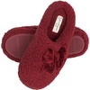 image:imageJessica Simpson Girls Plush Marshmallow Slide on House Slipper Clog With Memory FoamBurgundy