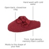 image:imageJessica Simpson Girls Plush Marshmallow Slide on House Slipper Clog With Memory FoamBurgundy