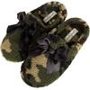 image:imageJessica Simpson Girls Plush Marshmallow Slide on House Slipper Clog With Memory FoamCamo