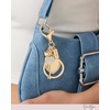 image:imageJessica Simpson Turquoise or Pave Crystal Bag Charm Keychain for WomenGold Heart Key