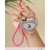 image:imageJessica Simpson Turquoise or Pave Crystal Bag Charm Keychain for WomenMulti Evil Eye