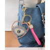 image:imageJessica Simpson Turquoise or Pave Crystal Bag Charm Keychain for WomenMulti Evil Eye