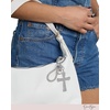 image:imageJessica Simpson Turquoise or Pave Crystal Bag Charm Keychain for WomenSilver Cross