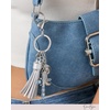 image:imageJessica Simpson Turquoise or Pave Crystal Bag Charm Keychain for WomenTurquoise Cross