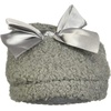 image:imageJessica Simpson UnisexChild Plush Marshmallow Slide on House Slipper Clog with Memory FoamGrey Satin Bow