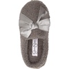 image:imageJessica Simpson UnisexChild Plush Marshmallow Slide on House Slipper Clog with Memory FoamGrey Satin Bow