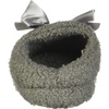 image:imageJessica Simpson UnisexChild Plush Marshmallow Slide on House Slipper Clog with Memory FoamGrey Satin Bow