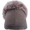 image:imageJessica Simpson Womens Faux Fur Clog  Comfy Furry Soft Indoor House Slippers with Memory FoamGrey