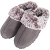 image:imageJessica Simpson Womens Faux Fur Clog  Comfy Furry Soft Indoor House Slippers with Memory FoamGrey