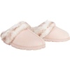 image:imageJessica Simpson Womens Faux Fur Clog  Comfy Furry Soft Indoor House Slippers with Memory FoamPink