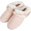 image:imageJessica Simpson Womens Faux Fur Clog  Comfy Furry Soft Indoor House Slippers with Memory FoamPink