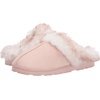 image:imageJessica Simpson Womens Faux Fur Clog  Comfy Furry Soft Indoor House Slippers with Memory FoamPink