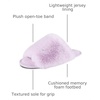 image:imageJessica Simpson Womens Plush Faux Fur Fuzzy Slide on Open Toe Slipper with Memory FoamLilac