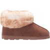image:imageJessica Simpson Womens and Girls Microsuede Super Soft Bootie Slippers with Indoor Outdoor Sole Mommy amp Me Set OptionsCinnamon