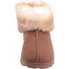 image:imageJessica Simpson Womens and Girls Microsuede Super Soft Bootie Slippers with Indoor Outdoor Sole Mommy amp Me Set OptionsCinnamon