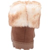 image:imageJessica Simpson Womens and Girls Microsuede Super Soft Bootie Slippers with Indoor Outdoor Sole Mommy amp Me Set OptionsCinnamon