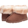 image:imageJessica Simpson Womens and Girls Microsuede Super Soft Bootie Slippers with Indoor Outdoor Sole Mommy amp Me Set OptionsCinnamon