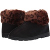 image:imageJessica Simpson Womens and Girls Microsuede Super Soft Bootie Slippers with Indoor Outdoor Sole Mommy amp Me Set OptionsLeopard