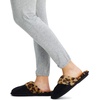 image:imageJessica Simpson womens Comfy Faux Fur House Slipper Scuff Memory Foam Slip on Antiskid SoleSlipperBlackLeopard