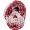 image:imageJessica Simpson womens Comfy Faux Fur House Slipper Scuff Memory Foam Slip on Antiskid SoleSlipperBurgundy