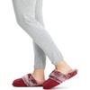 image:imageJessica Simpson womens Comfy Faux Fur House Slipper Scuff Memory Foam Slip on Antiskid SoleSlipperBurgundy