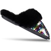 image:imageJessica Simpson womens Comfy Faux Fur House Slipper Scuff Memory Foam Slip on Antiskid SoleSlipperMulticolor Sequin