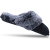 image:imageJessica Simpson womens Comfy Faux Fur House Slipper Scuff Memory Foam Slip on Antiskid SoleSlipperNavy
