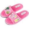 image:imageJessica Simpson womens Slideon Open Toe Slippers With Removable PatchesNeon Pink