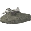 image:imageJessica Simpson UnisexChild Plush Marshmallow Slide on House Slipper Clog with Memory FoamGrey Satin Bow